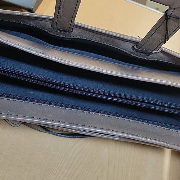 Leed's Finest Leather Two In One Portfolio Business Case NIB - Picture 7 of 10